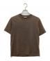 AURALEE（オーラリー）の古着「ORGANIC COTTON COMPACT JERSEY TEE（コンパクト ジャージー ティー）」｜ブラウン