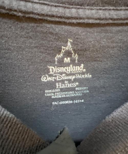 DISNEY LAND（ディズニーランド）DISNEY LAND (ディズニーランド) 半袖カットソー ブラック サイズ:Mの古着・服飾アイテム