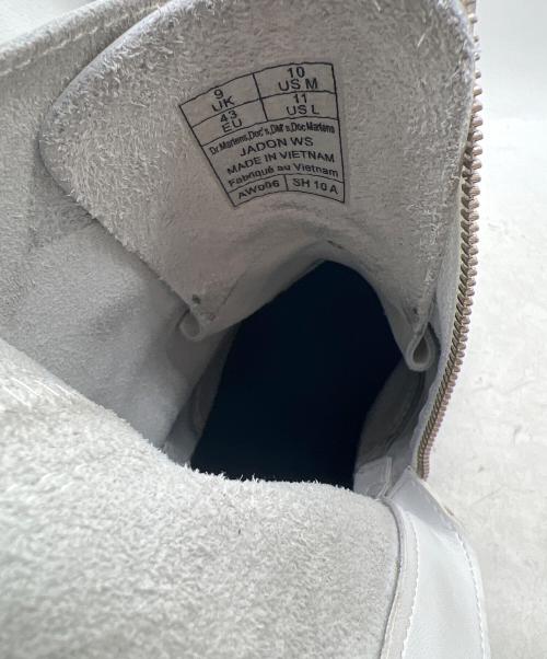 Dr.Martens（ドクターマーチン）Dr.Martens (ドクターマーチン) 8ホールブーツ ホワイト サイズ:UK9の古着・服飾アイテム