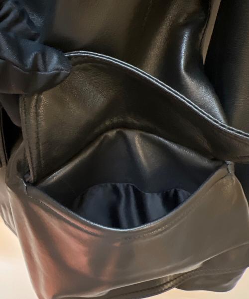 LOEWE（ロエベ）LOEWE (ロエベ) レザーテーラードジャケット ブラック サイズ:42の古着・服飾アイテム