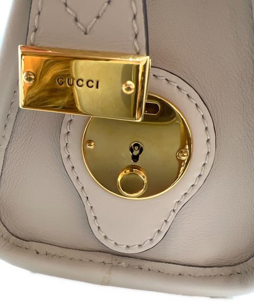 GUCCI（グッチ）GUCCI (グッチ) 2WAYバッグ ホワイト×ネイビーの古着・服飾アイテム