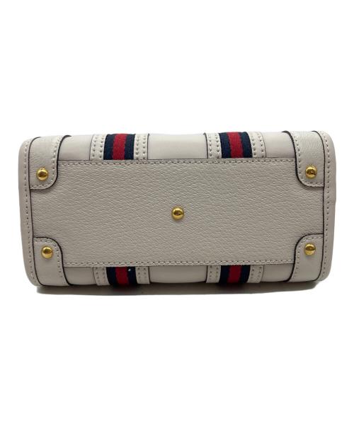 GUCCI（グッチ）GUCCI (グッチ) 2WAYバッグ ホワイト×ネイビーの古着・服飾アイテム