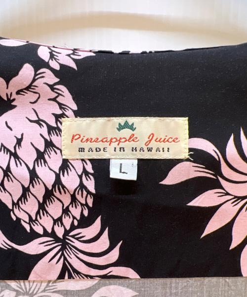 pinapple juice（パイナップルジュース）pinapple juice (パイナップルジュース) シャツ ブラック サイズ:Lの古着・服飾アイテム