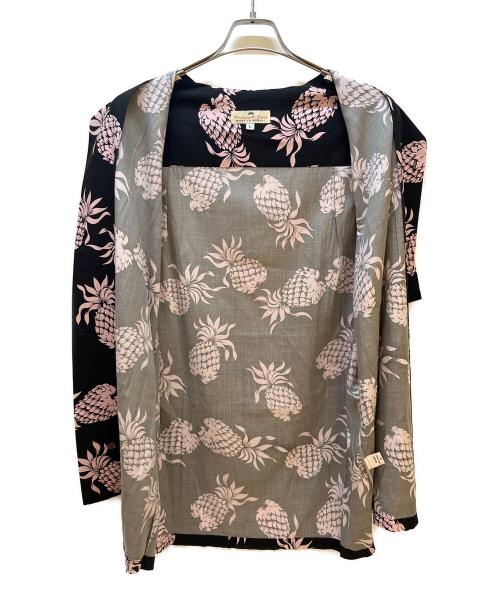 pinapple juice（パイナップルジュース）pinapple juice (パイナップルジュース) シャツ ブラック サイズ:Lの古着・服飾アイテム