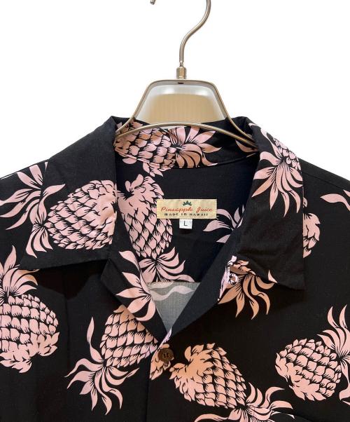 pinapple juice（パイナップルジュース）pinapple juice (パイナップルジュース) シャツ ブラック サイズ:Lの古着・服飾アイテム