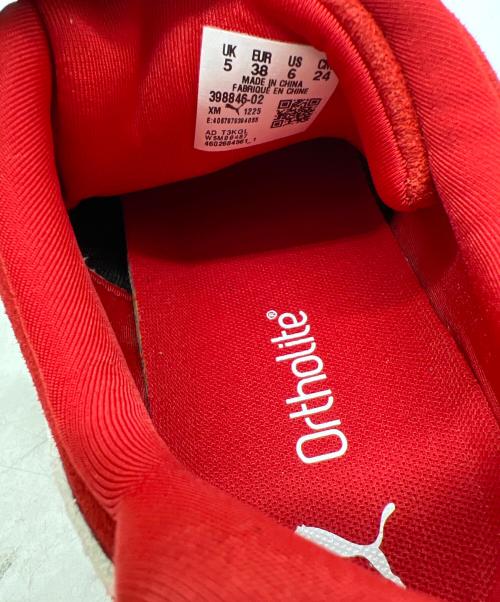 PUMA（プーマ）PUMA (プーマ) ローカットスニーカー レッド サイズ:24の古着・服飾アイテム