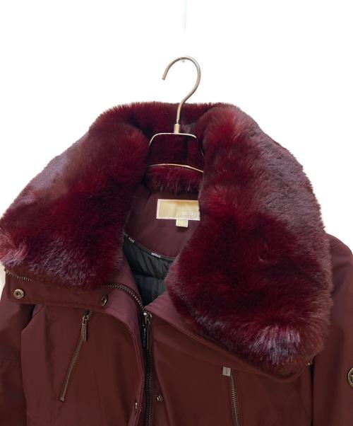 MICHAEL KORS（マイケルコース）MICHAEL KORS (マイケルコース) ダウンジャケット ボルドー サイズ:Sの古着・服飾アイテム