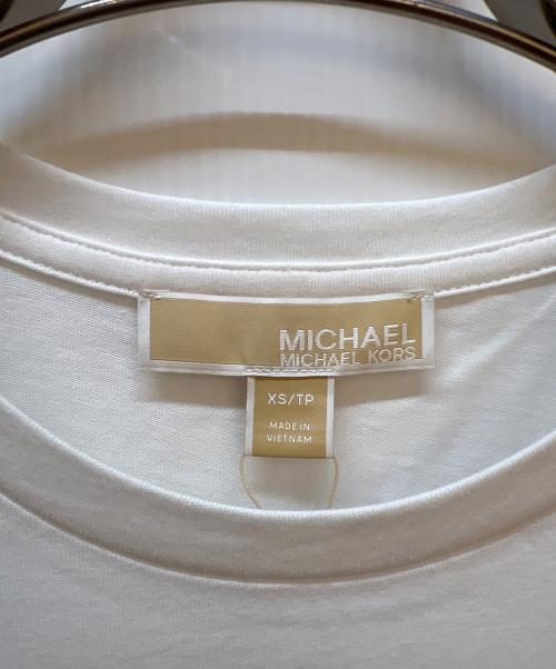 MICHAEL KORS（マイケルコース）MICHAEL KORS (マイケルコース) 長袖カットソー ホワイト サイズ:XS 未使用品の古着・服飾アイテム