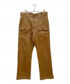 FULLCOUNTフルカウント）の古着「コーデュロイパンツ」｜ベージュ