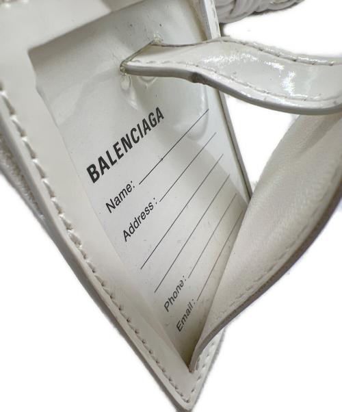 BALENCIAGA（バレンシアガ）BALENCIAGA (バレンシアガ) ビストロ XS BASKET BAG ホワイトの古着・服飾アイテム
