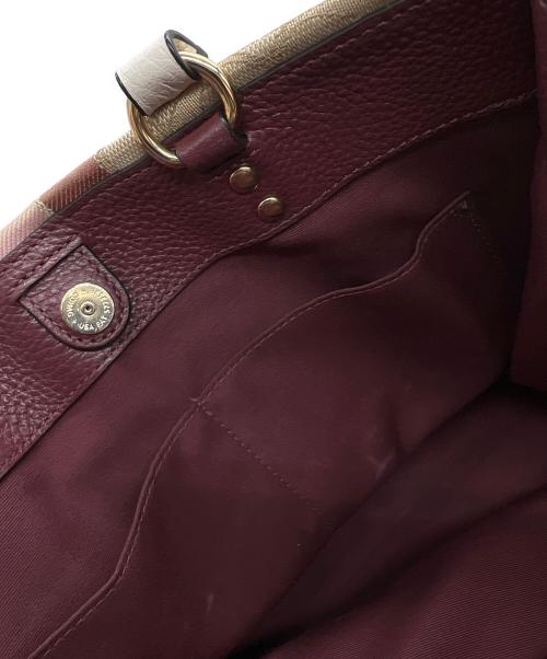 COACH（コーチ）COACH (コーチ) ハンドバッグ ベージュの古着・服飾アイテム