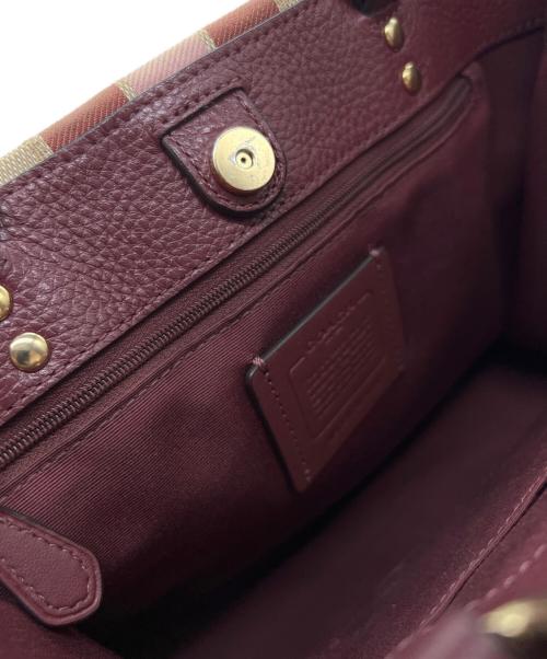 COACH（コーチ）COACH (コーチ) ハンドバッグ ベージュの古着・服飾アイテム