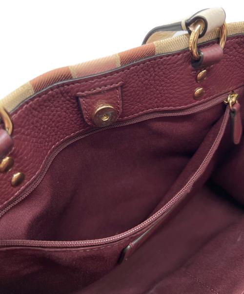 COACH（コーチ）COACH (コーチ) ハンドバッグ ベージュの古着・服飾アイテム