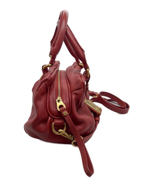 Marc by Marc Jacobs（マークバイマークジェイコブス）Marc by Marc Jacobs (マークバイマークジェイコブス) 2WAYショルダーバッグ レッドの古着・服飾アイテム