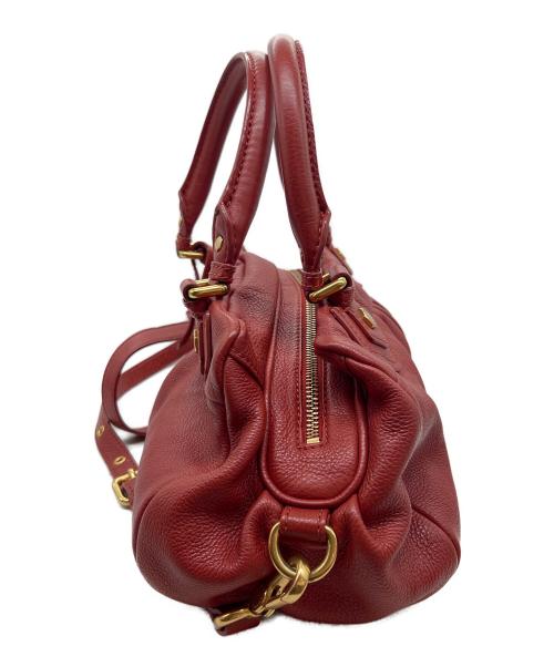 Marc by Marc Jacobs（マークバイマークジェイコブス）Marc by Marc Jacobs (マークバイマークジェイコブス) 2WAYショルダーバッグ レッドの古着・服飾アイテム