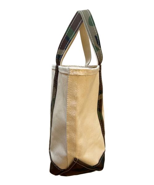 L.L.Bean（エルエルビーン）L.L.Bean (エルエルビーン) ハンドバッグ ベージュ×グリーンの古着・服飾アイテム