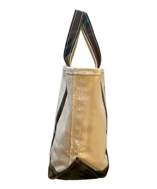 L.L.Bean（エルエルビーン）L.L.Bean (エルエルビーン) ハンドバッグ ベージュ×グリーンの古着・服飾アイテム