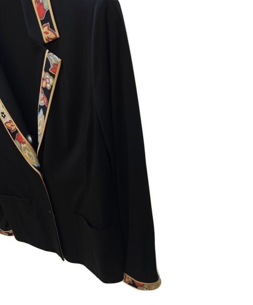 LEONARD FASHION（レオナールファッション）LEONARD FASHION (レオナールファッション) テーラードジャケット ブラック サイズ:Lの古着・服飾アイテム