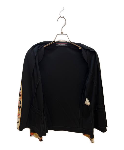 LEONARD FASHION（レオナールファッション）LEONARD FASHION (レオナールファッション) テーラードジャケット ブラック サイズ:Lの古着・服飾アイテム