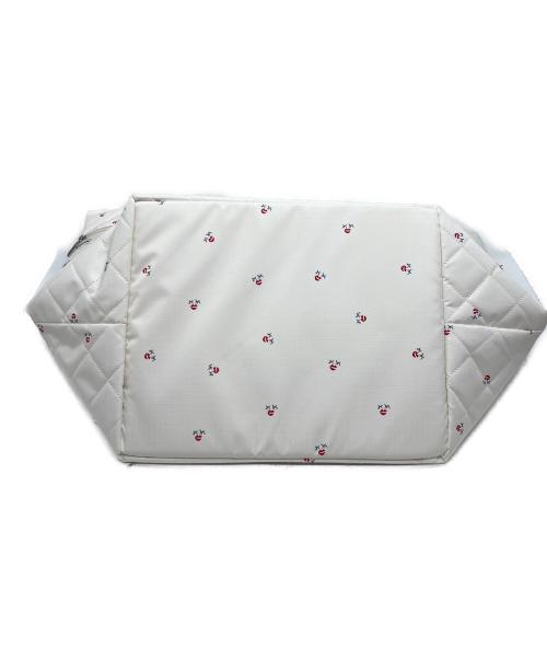 LeSportsac（レスポートサック）LeSportsac (レスポートサック) Megumi Kanzaki (メグミカンザキ) ハンドバッグ アイボリー×レッドの古着・服飾アイテム