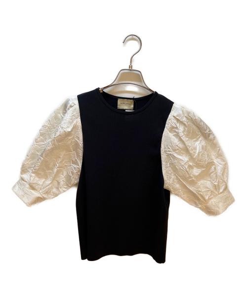 UNITED ARROWS（ユナイテッドアローズ）UNITED ARROWS (ユナイテッドアローズ) 長袖ブラウス ネイビー×ホワイト サイズ:Freeの古着・服飾アイテム