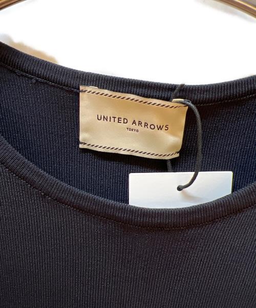 UNITED ARROWS（ユナイテッドアローズ）UNITED ARROWS (ユナイテッドアローズ) 長袖ブラウス ネイビー×ホワイト サイズ:Freeの古着・服飾アイテム