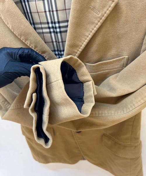 BURBERRY BLACK LABEL（バーバリーブラックレーベル）BURBERRY BLACK LABEL (バーバリーブラックレーベル) テーラードジャケット キャメル サイズ:Mの古着・服飾アイテム