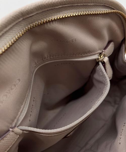 COACH（コーチ）COACH (コーチ) 2WAYショルダーバッグ ベージュの古着・服飾アイテム