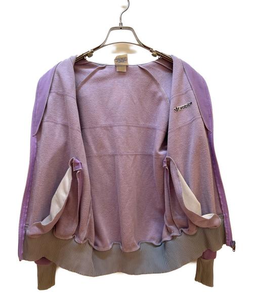 adidas（アディダス）adidas (アディダス) トラックジャケット パープル サイズ:Mの古着・服飾アイテム