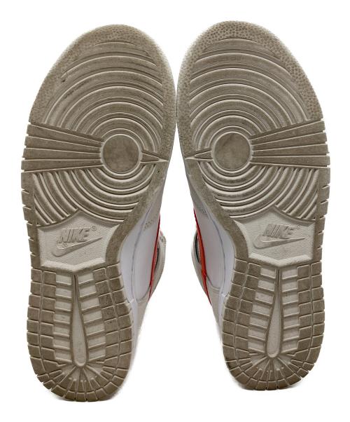 NIKE（ナイキ）NIKE (ナイキ) ハイカットスニーカー ホワイト×オレンジ サイズ:26.5の古着・服飾アイテム