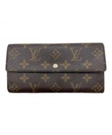 LOUIS VUITTON（ルイ ヴィトン）の古着「長財布」｜ブラウン