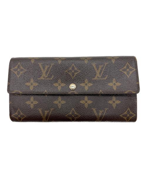 LOUIS VUITTON（ルイ ヴィトン）LOUIS VUITTON (ルイ ヴィトン) 長財布 ブラウンの古着・服飾アイテム