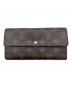 LOUIS VUITTON（ルイ ヴィトン）の古着「長財布」｜ブラウン
