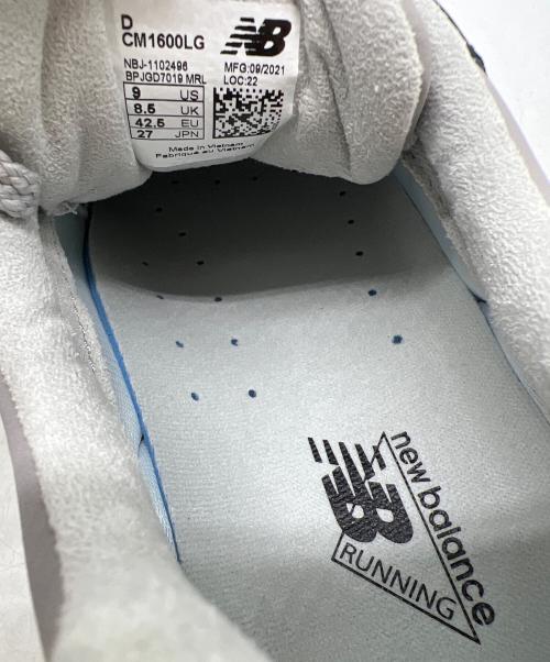 NEW BALANCE（ニューバランス）NEW BALANCE (ニューバランス) ローカットスニーカー/New Balance CM1600LG GRAY グレー サイズ:27の古着・服飾アイテム