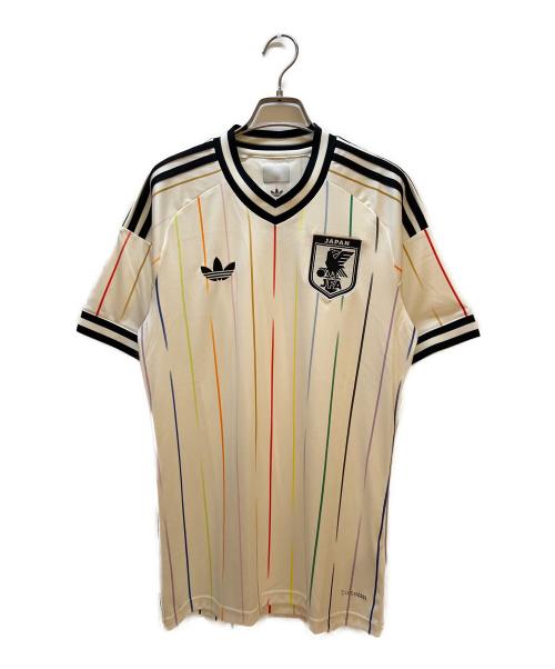 adidas（アディダス）adidas (アディダス) 日本代表 (ニホンダイヒョウ) サッカーユニフォーム ホワイト サイズ:Sの古着・服飾アイテム