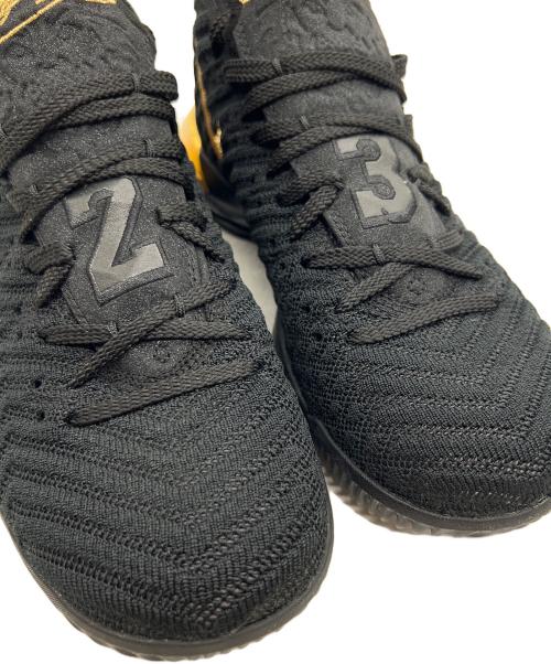 NIKE（ナイキ）NIKE (ナイキ) LeBron 16 I'm King ブラック×ゴールド サイズ:26.5の古着・服飾アイテム