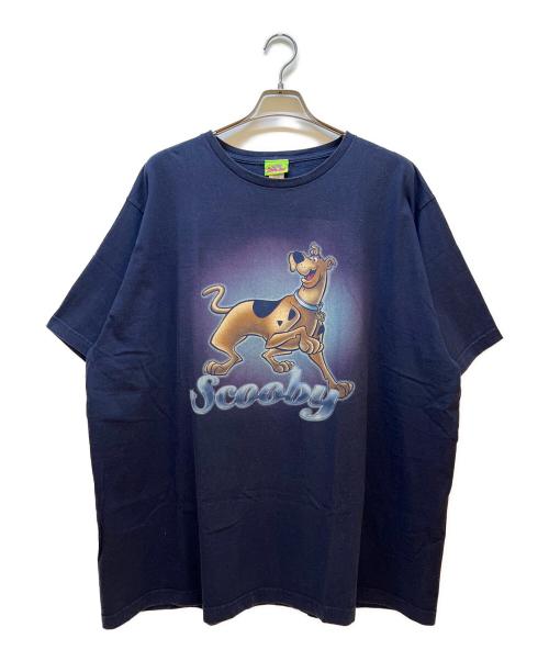 ScooBY-DOO!（スクービー・ドゥー！）ScooBY-DOO! (スクービー・ドゥー！) プリントTシャツ ネイビー サイズ:2Xの古着・服飾アイテム