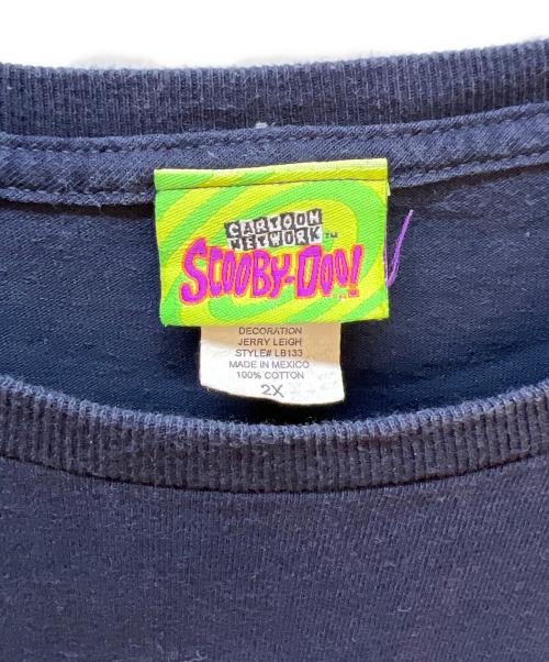 ScooBY-DOO!（スクービー・ドゥー！）ScooBY-DOO! (スクービー・ドゥー！) プリントTシャツ ネイビー サイズ:2Xの古着・服飾アイテム
