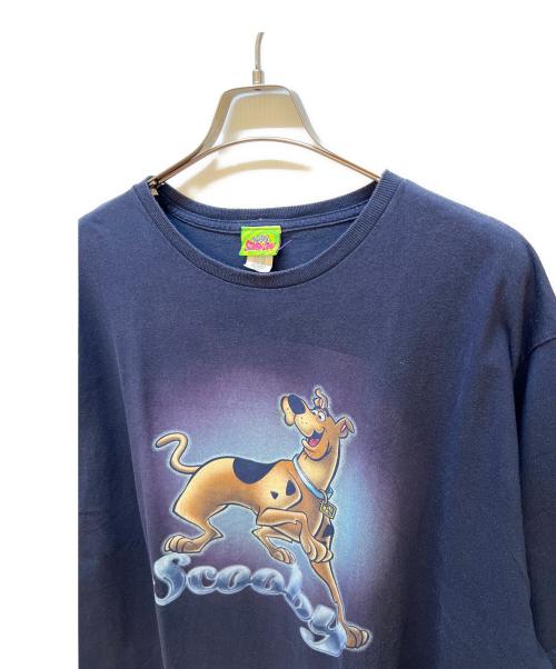 ScooBY-DOO!（スクービー・ドゥー！）ScooBY-DOO! (スクービー・ドゥー！) プリントTシャツ ネイビー サイズ:2Xの古着・服飾アイテム