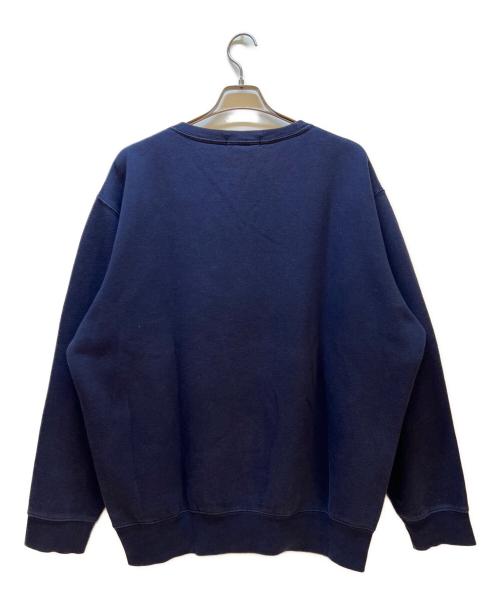 POLO RALPH LAUREN（ポロ・ラルフローレン）POLO RALPH LAUREN (ポロ・ラルフローレン) クルーネックスウェット ネイビー サイズ:Lの古着・服飾アイテム