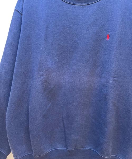 POLO RALPH LAUREN（ポロ・ラルフローレン）POLO RALPH LAUREN (ポロ・ラルフローレン) クルーネックスウェット ネイビー サイズ:Lの古着・服飾アイテム