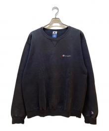 Champion（チャンピオン）の古着「クルーネックスウェット」｜ブラック