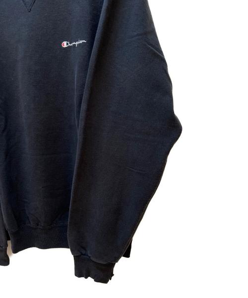 Champion（チャンピオン）Champion (チャンピオン) クルーネックスウェット ブラック サイズ:XLの古着・服飾アイテム