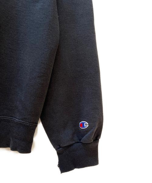 Champion（チャンピオン）Champion (チャンピオン) クルーネックスウェット ブラック サイズ:XLの古着・服飾アイテム