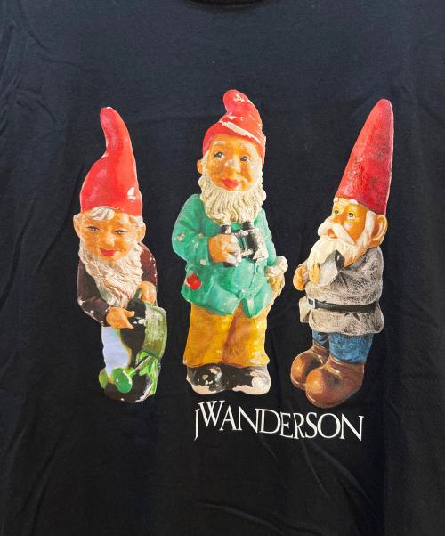 J.W.ANDERSON（ジェイダブリューアンダーソン）J.W.ANDERSON (ジェイダブリューアンダーソン) プリントTシャツ ブラック サイズ:Mの古着・服飾アイテム
