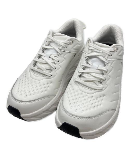 HOKA（ホカ）HOKA (ホカ) ローカットスニーカー ホワイト サイズ:27.5の古着・服飾アイテム