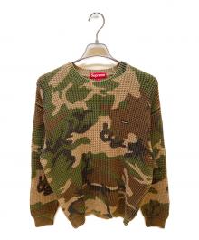 SUPREME（シュプリーム）の古着「厚手ニット」｜カーキ