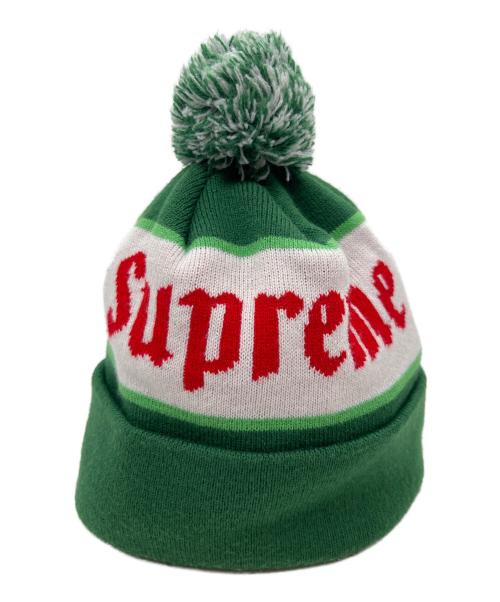 SUPREME（シュプリーム）SUPREME (シュプリーム) ニット帽 グリーンの古着・服飾アイテム