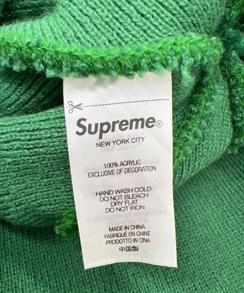 SUPREME（シュプリーム）SUPREME (シュプリーム) ニット帽 グリーンの古着・服飾アイテム