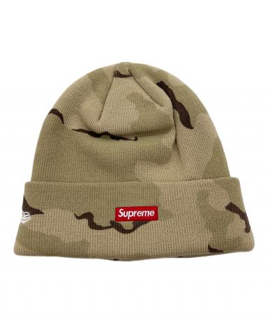 Supreme ニット帽 ブラック/ベージュ 中古・古着通販】SUPREME (シュプリーム) New Era (ニューエラ) ニット